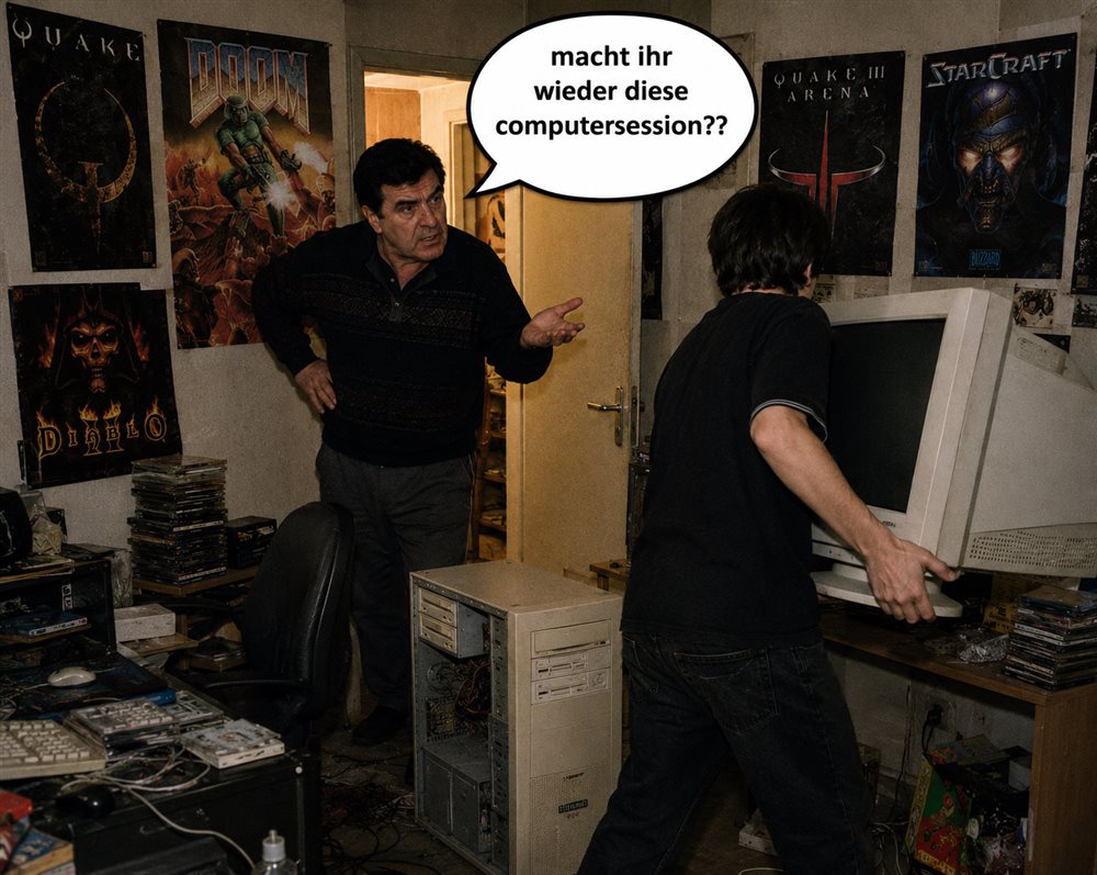 Opa fragt: macht ihr wieder diese computersession??